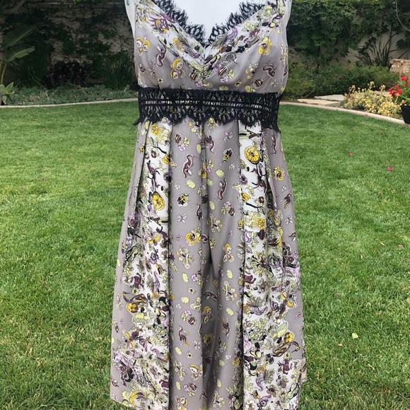 NANETTE LEPORE SILK TANK STRAPLESS DRESS 4 - Picture 2 of 7